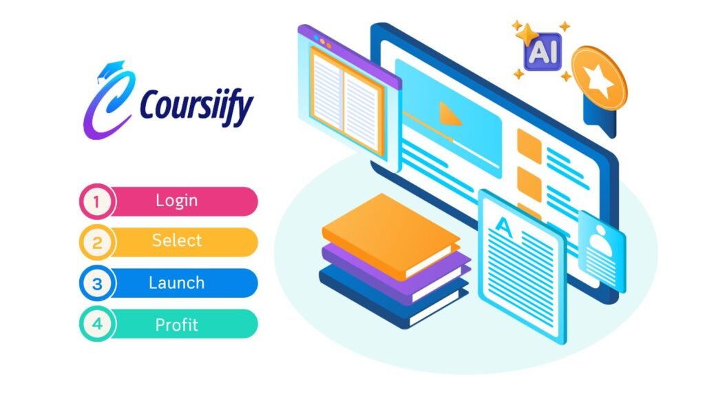 Building a Profitable E-Learning Business with 4 Easy Steps Using Coursiify