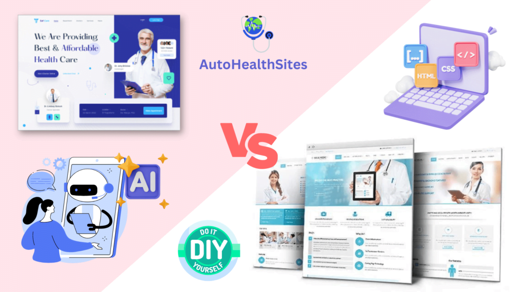 Building a Profitable Health Website DIY vs. Using an AI Builder